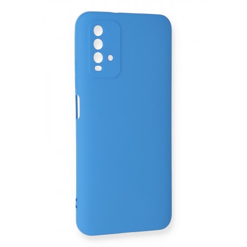 Newface Xiaomi Redmi Note 9 4G Kılıf Nano içi Kadife Silikon - Mavi Newface Xiaomi Redmi Note 9 4G Kılıf Nano içi Kadife Silikon - Mavi