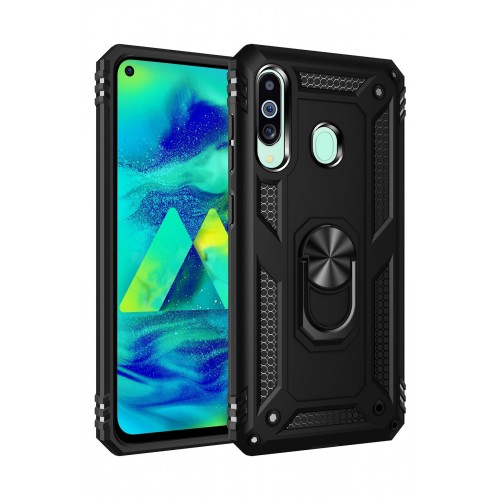 Newface Samsung Galaxy A60 Kılıf Sofya Yüzüklü Silikon Kapak - Siyah Newface Samsung Galaxy A60 Kılıf Sofya Yüzüklü Silikon Kapak - Siyah