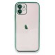 Newface iPhone 11 Kılıf Razer Lensli Silikon - Yeşil