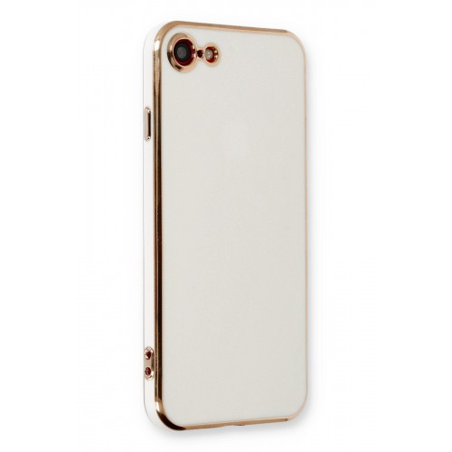 Newface iPhone 7 Kılıf Volet Silikon - Beyaz Newface iPhone 7 Kılıf Volet Silikon - Beyaz