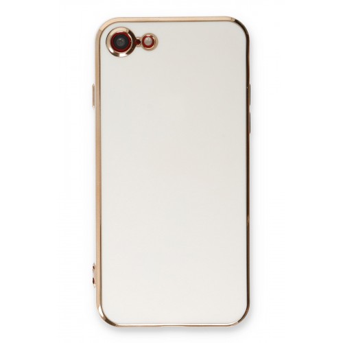 Newface iPhone 7 Kılıf Volet Silikon - Beyaz Newface iPhone 7 Kılıf Volet Silikon - Beyaz