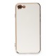 Newface iPhone 7 Kılıf Volet Silikon - Beyaz Newface iPhone 7 Kılıf Volet Silikon - Beyaz