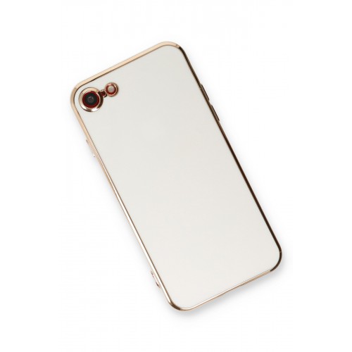 Newface iPhone 7 Kılıf Volet Silikon - Beyaz Newface iPhone 7 Kılıf Volet Silikon - Beyaz