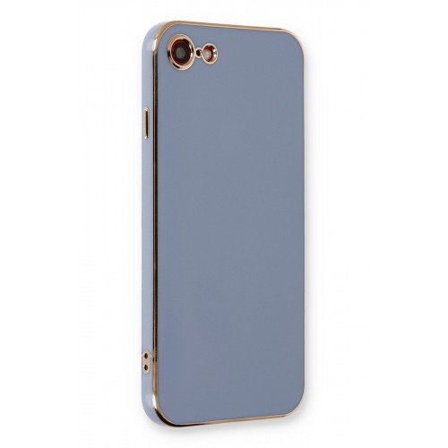 Newface iPhone 7 Kılıf Volet Silikon - Mavi Newface iPhone 7 Kılıf Volet Silikon - Mavi