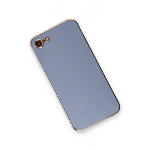 Newface iPhone 7 Kılıf Volet Silikon - Mavi Newface iPhone 7 Kılıf Volet Silikon - Mavi