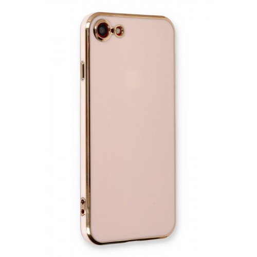 Newface iPhone 7 Kılıf Volet Silikon - Pembe Newface iPhone 7 Kılıf Volet Silikon - Pembe