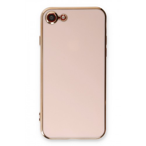 Newface iPhone 7 Kılıf Volet Silikon - Pembe Newface iPhone 7 Kılıf Volet Silikon - Pembe