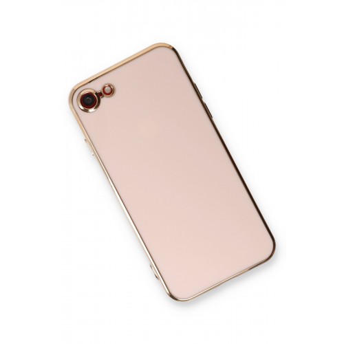 Newface iPhone 7 Kılıf Volet Silikon - Pembe Newface iPhone 7 Kılıf Volet Silikon - Pembe