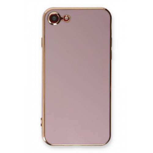 Newface iPhone 7 Kılıf Volet Silikon - Mor Newface iPhone 7 Kılıf Volet Silikon - Mor