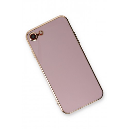 Newface iPhone 7 Kılıf Volet Silikon - Mor Newface iPhone 7 Kılıf Volet Silikon - Mor
