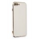 Newface iPhone 8 Plus Kılıf Volet Silikon - Beyaz Newface iPhone 8 Plus Kılıf Volet Silikon - Beyaz