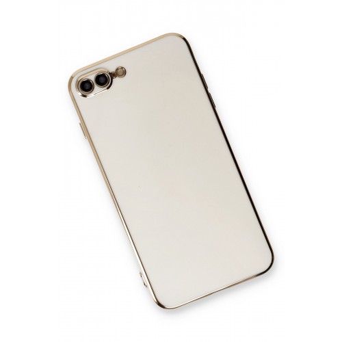 Newface iPhone 8 Plus Kılıf Volet Silikon - Beyaz Newface iPhone 8 Plus Kılıf Volet Silikon - Beyaz