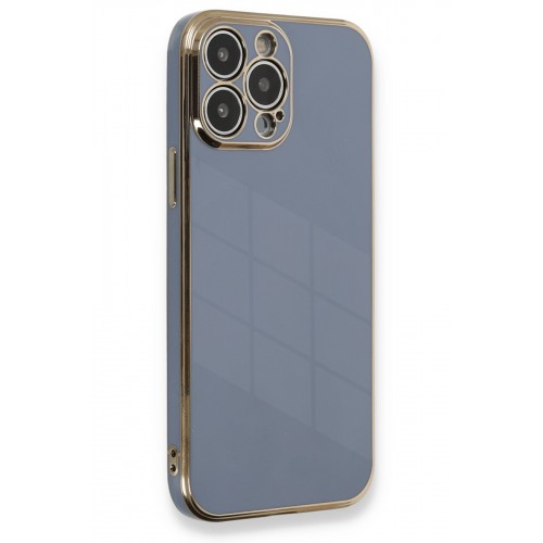 Newface iPhone 13 Pro Max Kılıf Volet Silikon - Mavi Newface iPhone 13 Pro Max Kılıf Volet Silikon - Mavi