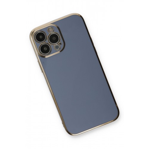 Newface iPhone 13 Pro Max Kılıf Volet Silikon - Mavi Newface iPhone 13 Pro Max Kılıf Volet Silikon - Mavi