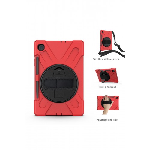 Newface Samsung Galaxy P610 Tab S6 Lite 10.4 Kılıf Amazing Tablet Kapak - Kırmızı Newface Samsung Galaxy P610 Tab S6 Lite 10.4 Kılıf Amazing Tablet Kapak - Kırmızı