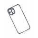 Newface iPhone 12 Pro Kılıf Miami Şeffaf Silikon - Gri Newface iPhone 12 Pro Kılıf Miami Şeffaf Silikon - Gri