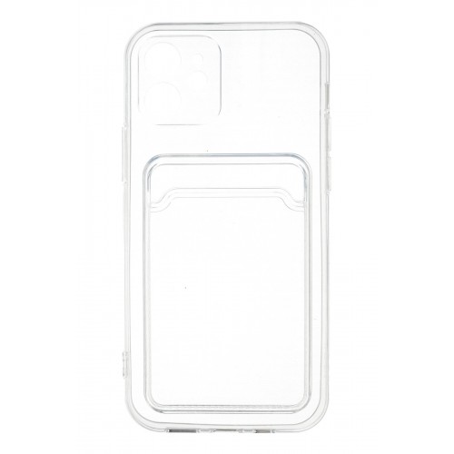 Newface iPhone 12 Kılıf Kart Şeffaf Silikon - Şeffaf Newface iPhone 12 Kılıf Kart Şeffaf Silikon - Şeffaf