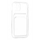 Newface iPhone 12 Kılıf Kart Şeffaf Silikon - Şeffaf Newface iPhone 12 Kılıf Kart Şeffaf Silikon - Şeffaf