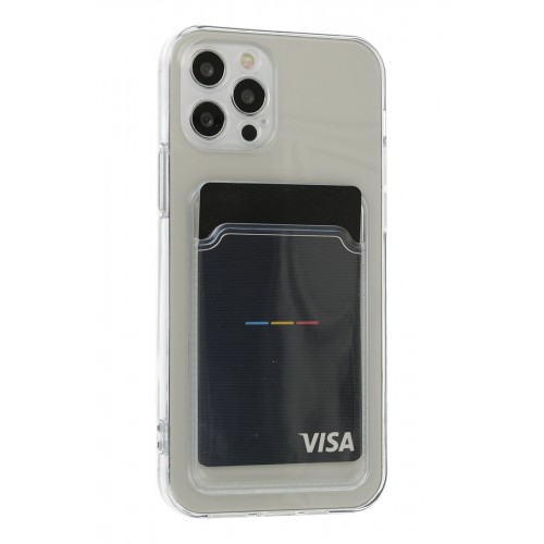 Newface iPhone 12 Pro Kılıf Kart Şeffaf Silikon - Şeffaf Newface iPhone 12 Pro Kılıf Kart Şeffaf Silikon - Şeffaf