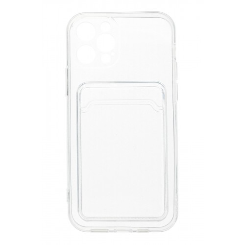 Newface iPhone 12 Pro Kılıf Kart Şeffaf Silikon - Şeffaf Newface iPhone 12 Pro Kılıf Kart Şeffaf Silikon - Şeffaf
