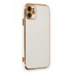 Newface iPhone 11 Kılıf Volet Silikon - Beyaz Newface iPhone 11 Kılıf Volet Silikon - Beyaz