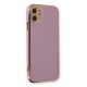 Newface iPhone 11 Kılıf Volet Silikon - Mor Newface iPhone 11 Kılıf Volet Silikon - Mor