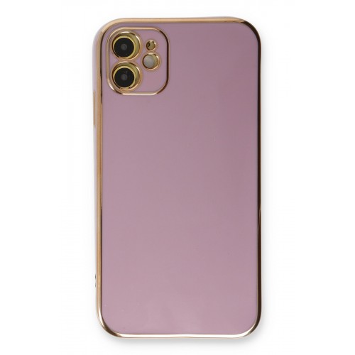 Newface iPhone 11 Kılıf Volet Silikon - Mor Newface iPhone 11 Kılıf Volet Silikon - Mor