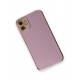 Newface iPhone 11 Kılıf Volet Silikon - Mor Newface iPhone 11 Kılıf Volet Silikon - Mor
