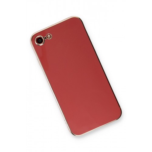 Newface iPhone 7 Kılıf Volet Silikon - Kırmızı Newface iPhone 7 Kılıf Volet Silikon - Kırmızı