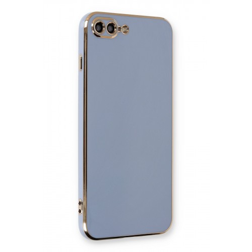 Newface iPhone 7 Plus Kılıf Volet Silikon - Mavi Newface iPhone 7 Plus Kılıf Volet Silikon - Mavi