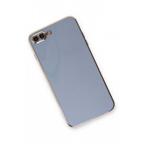 Newface iPhone 7 Plus Kılıf Volet Silikon - Mavi Newface iPhone 7 Plus Kılıf Volet Silikon - Mavi